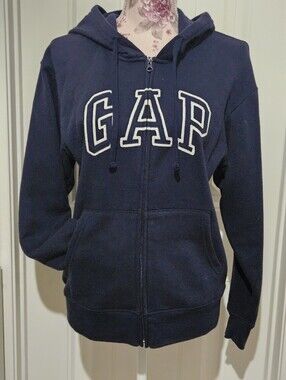GAP Navy Blue Full Zip Hoodie